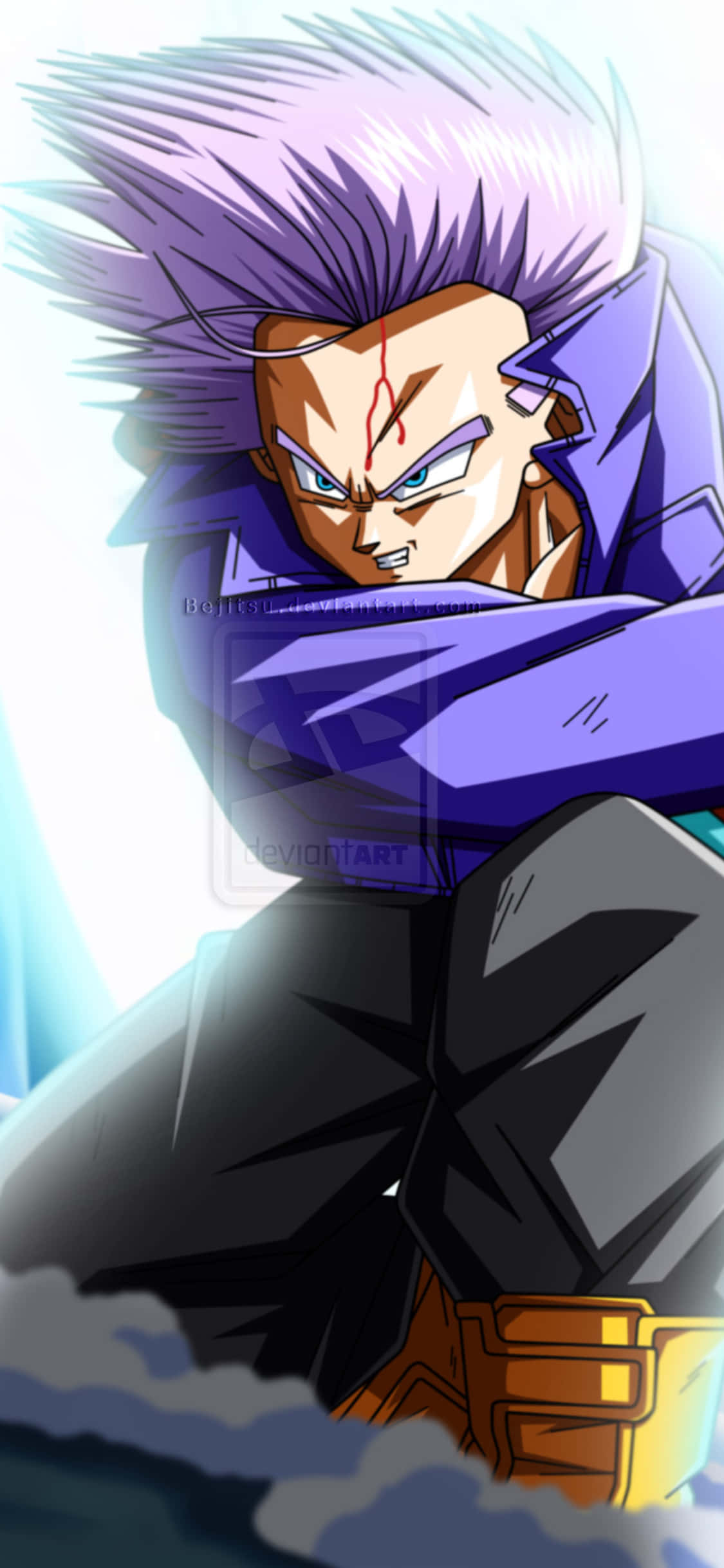 Ο Trunks Έτοιμος για Οποιαδήποτε Μάχη Ταπετσαρία