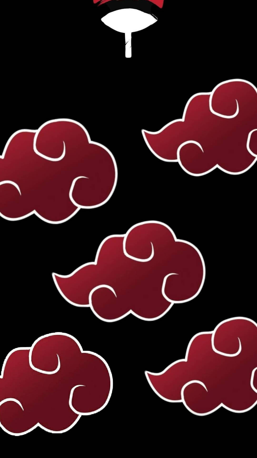 Σύμβολο Uchiha Σύννεφο Akatsuki iPhone Ταπετσαρία