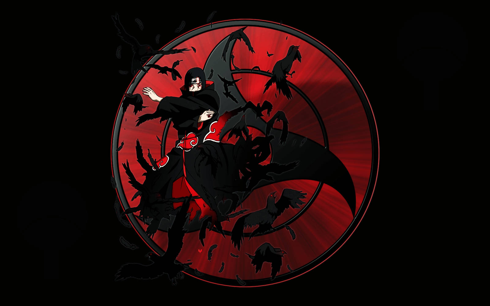 Ο Uchiha Itachi, κύριος του Genjutsu Tsukuyomi. Ταπετσαρία