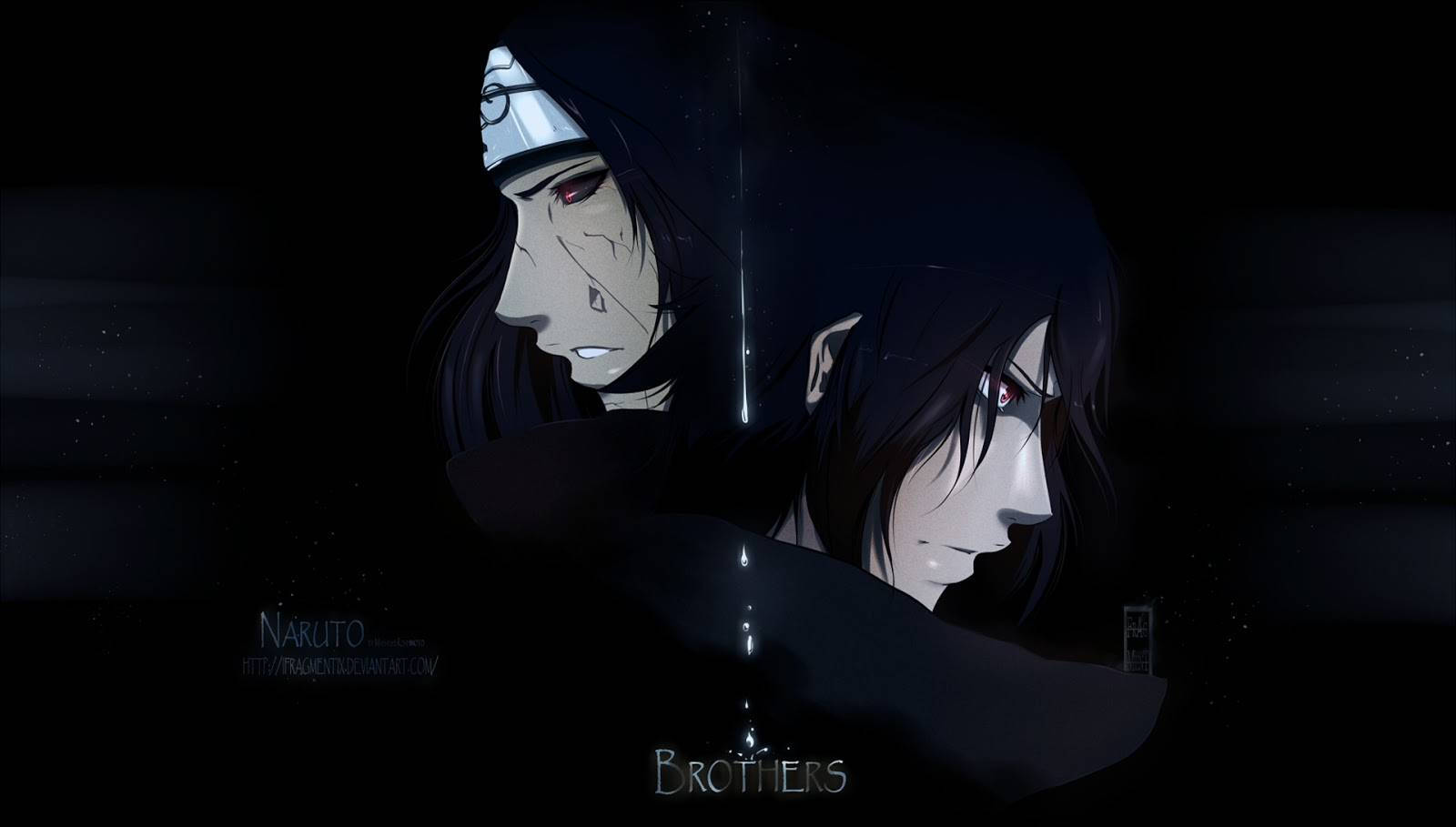 Αδέρφια Uchiha, Sasuke και Itachi Ταπετσαρία