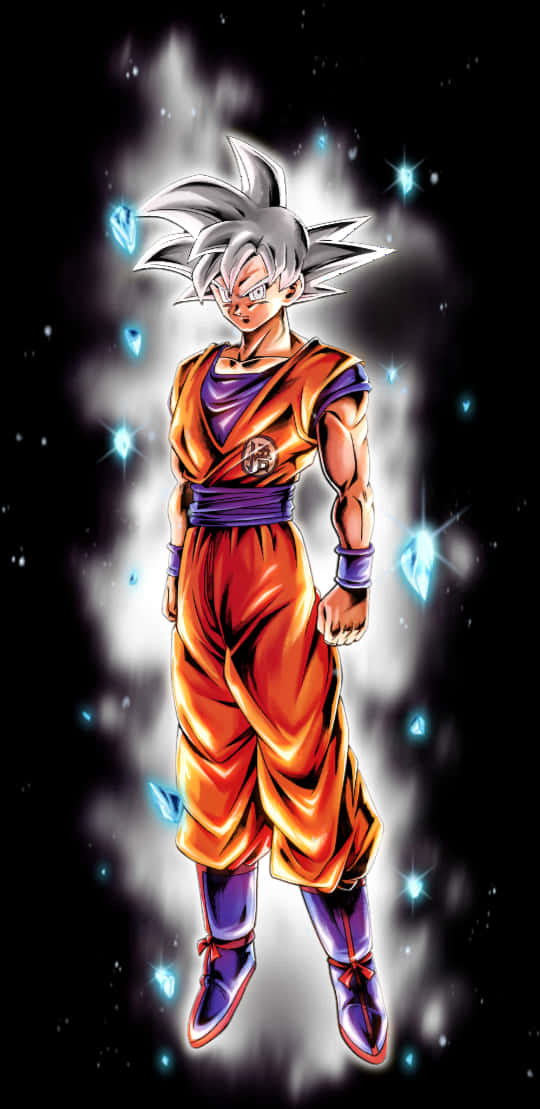 Ultra Instinct Goku Κοσμική Αύρα Ταπετσαρία