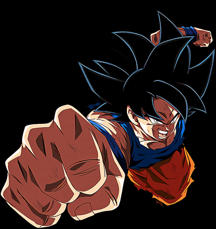 Γροθιά Ισχύος Ultra Instinct Goku Ταπετσαρία