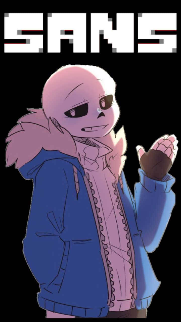 Undertale Sans χαμογελάει σαρκαστικά Ταπετσαρία