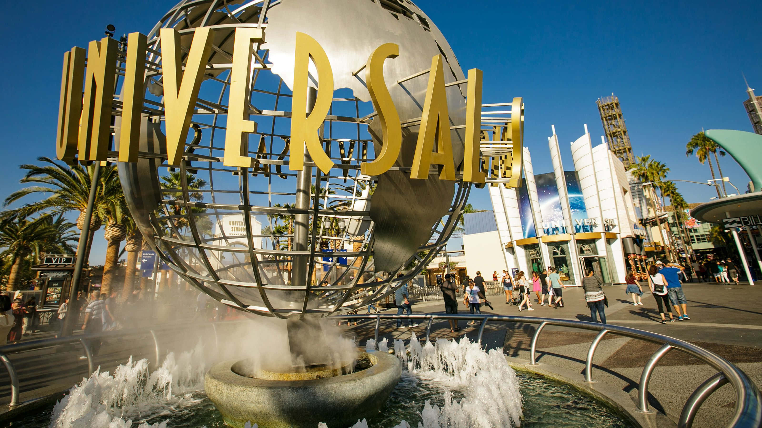 Χρυσό αισθητικό σιντριβάνι της Universal Studios Ταπετσαρία