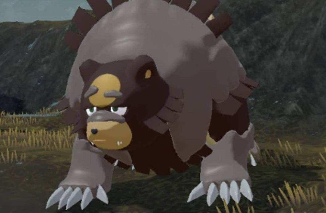 Ο Ursaluna εμφανίζεται στο Pokémon Legends: Arceus Ταπετσαρία