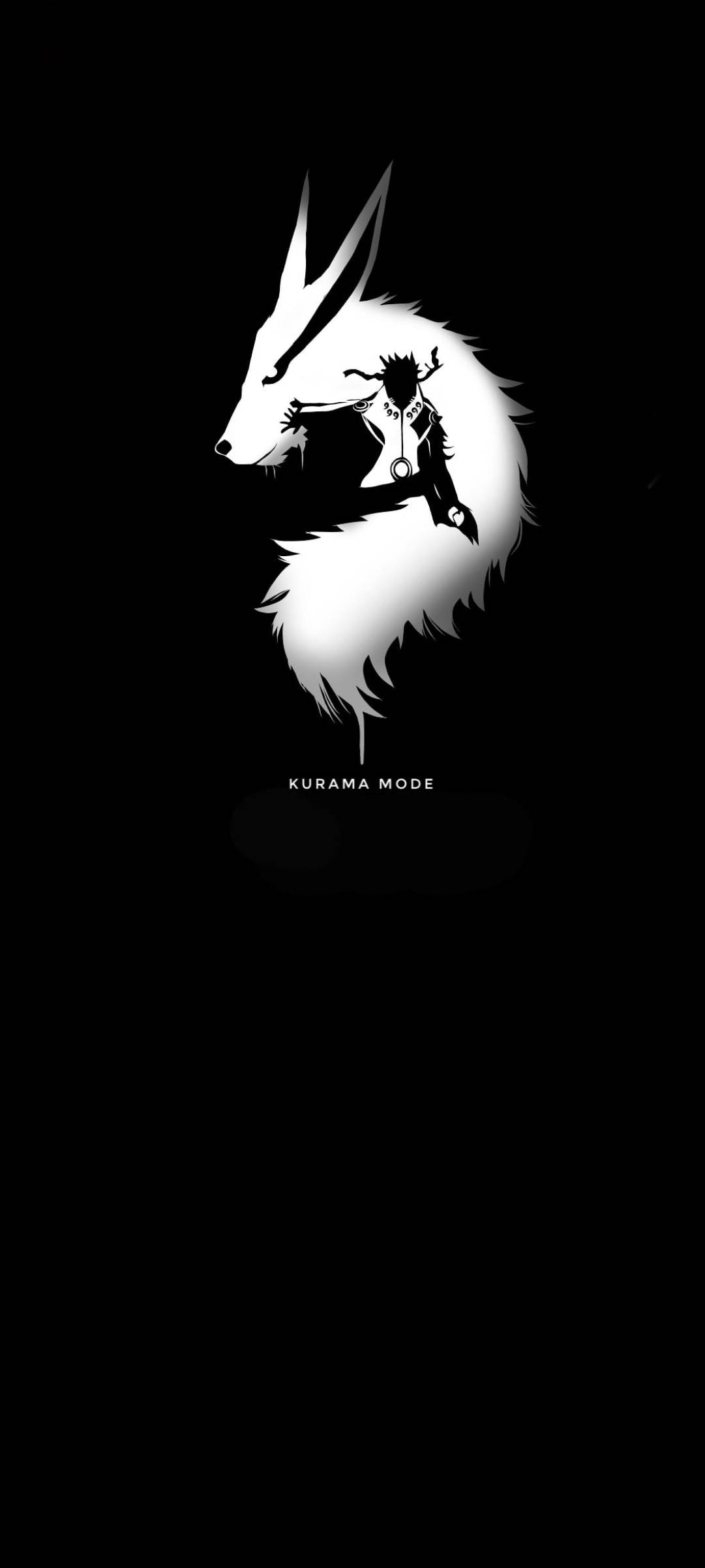 Uzumaki Naruto Μαύρος Kurama Mode Ταπετσαρία