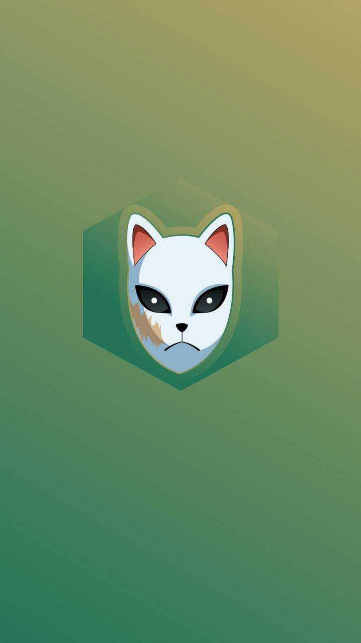 Vector Art Μάσκας Sabito από το Demon Slayer Ταπετσαρία