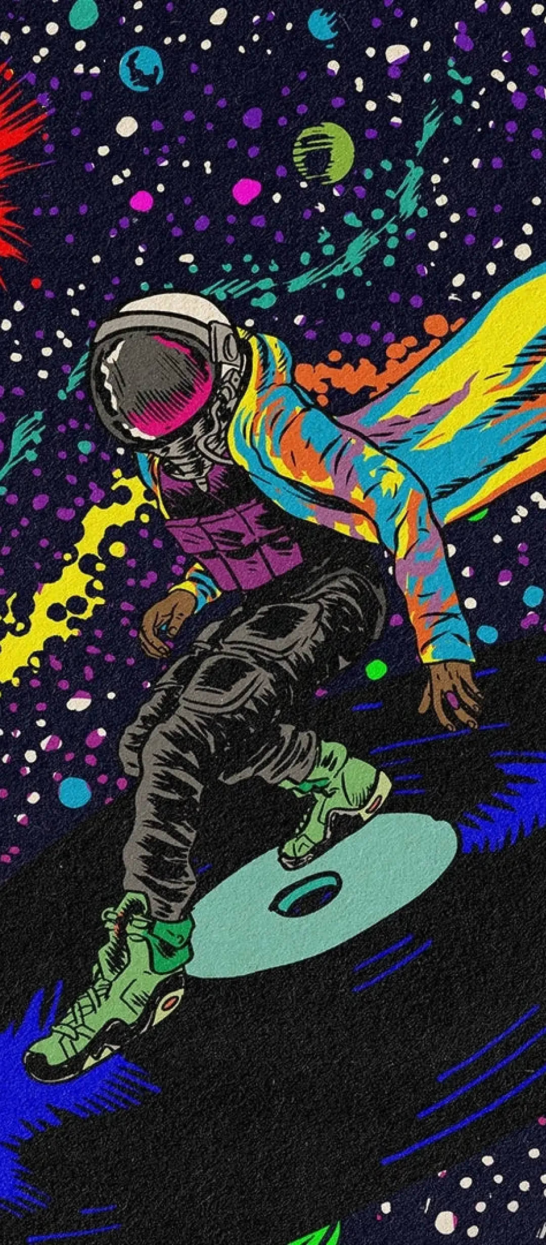Vibey Disco Spaceman Ταπετσαρία