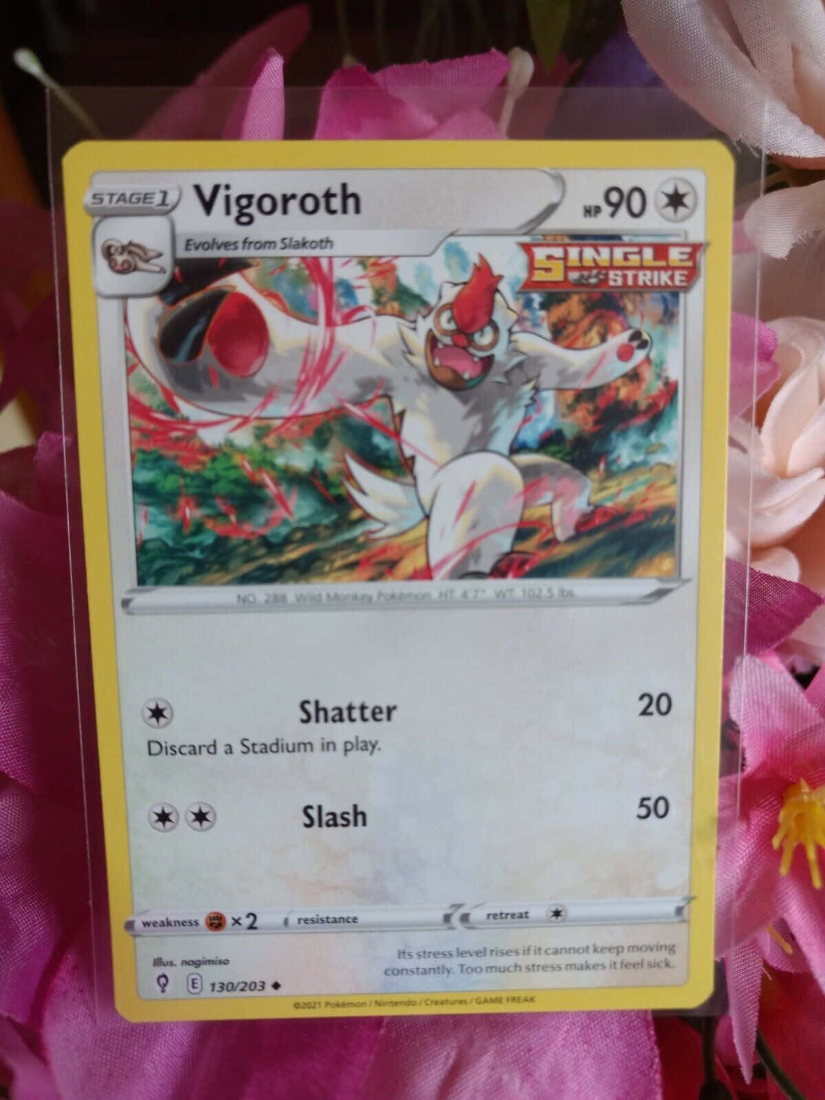 Λεζάντα: Έντονη Δράση με την Κάρτα Vigoroth Pokémon Ταπετσαρία