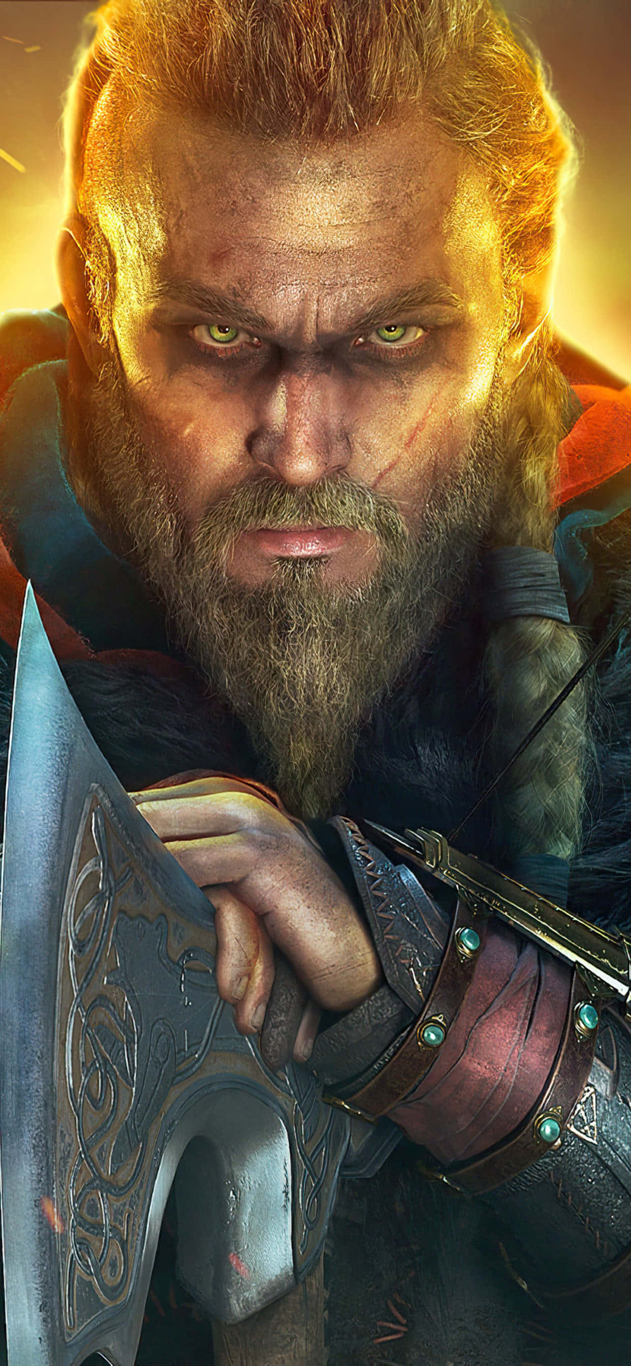 Vikings Eivor Varinsdottir iPhone Xs Max Assassin's Creed Valhalla Background Ταπετσαρία