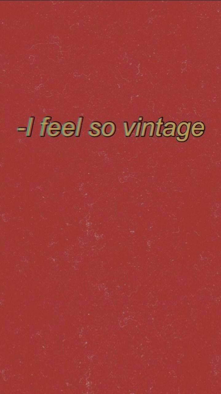 Vintage Παστέλ Κόκκινη Αισθητική Ταπετσαρία