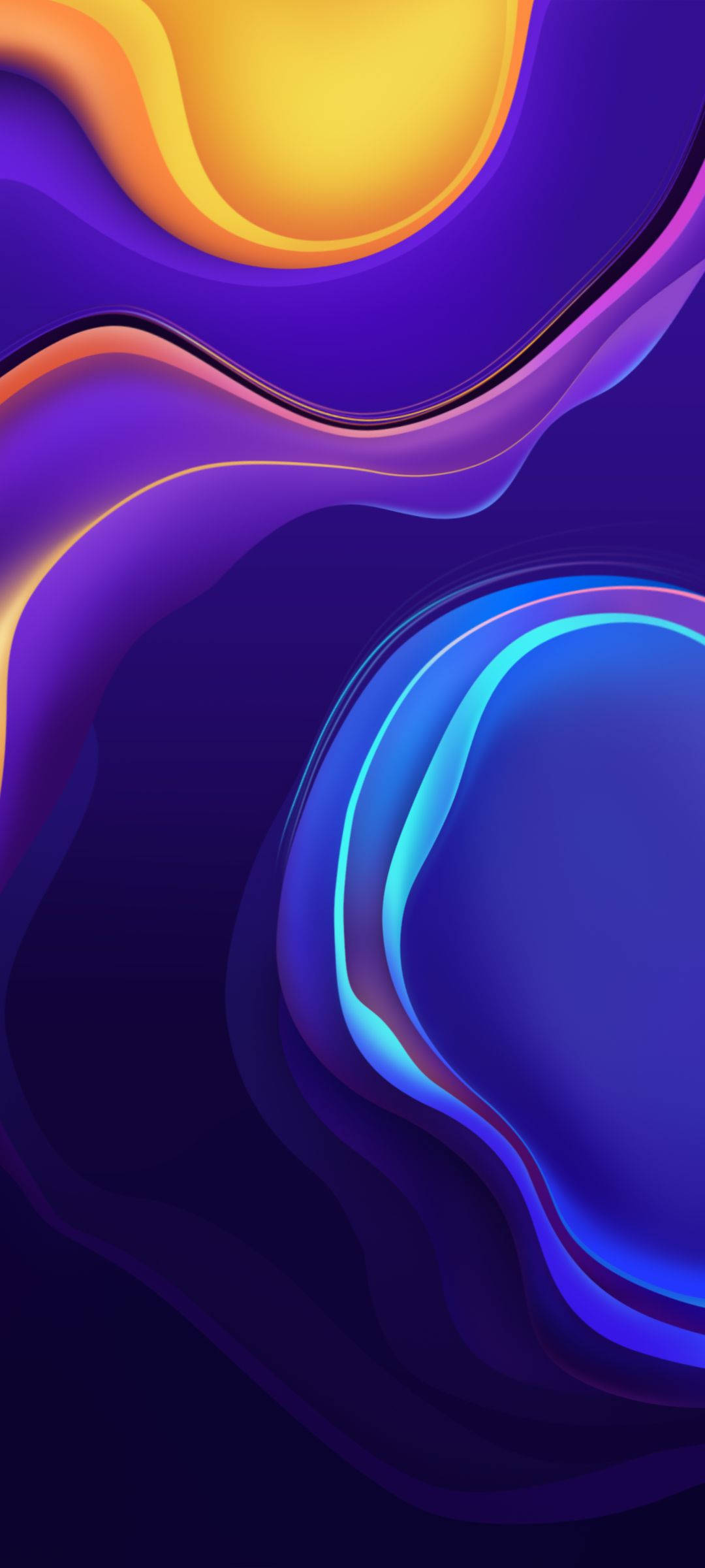 Κομψό Vivo V20 με Σχέδιο Γραμμών Μελανιού Ταπετσαρία
