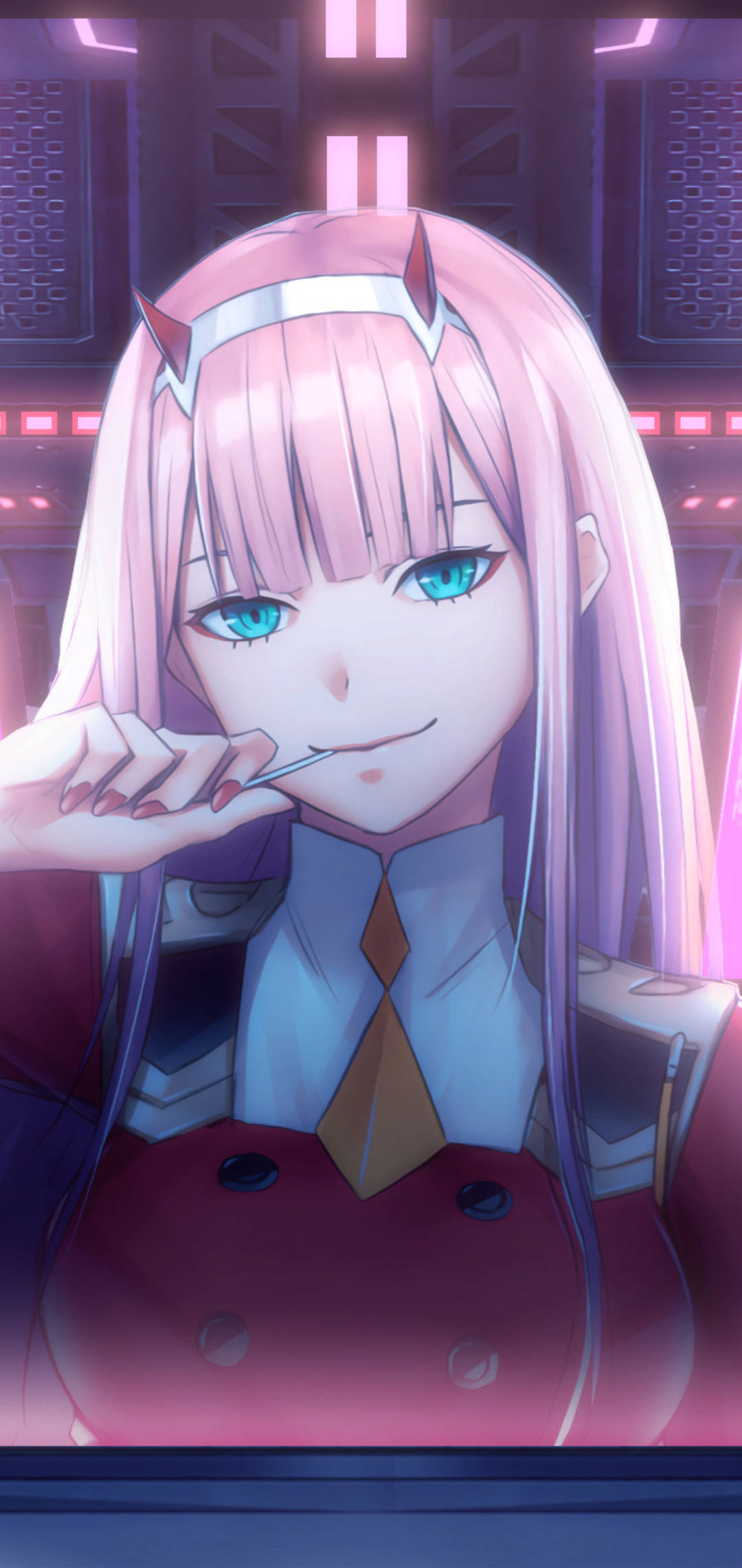 Vivo Y11 Anime Κορίτσι με Ροζ Μαλλιά Ταπετσαρία