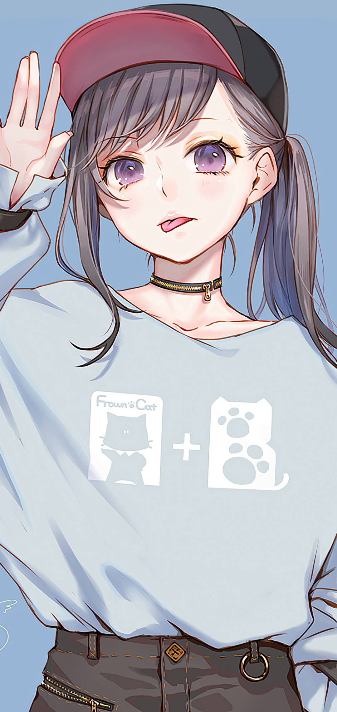 Vivo Y11 Χαριτωμένο Anime Κορίτσι Ταπετσαρία