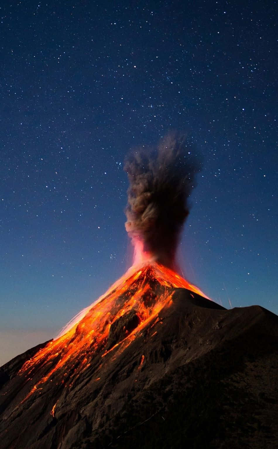 Μαγματική Έκρηξη Ηφαίστειο Φωτιάς Volcano Ταπετσαρία