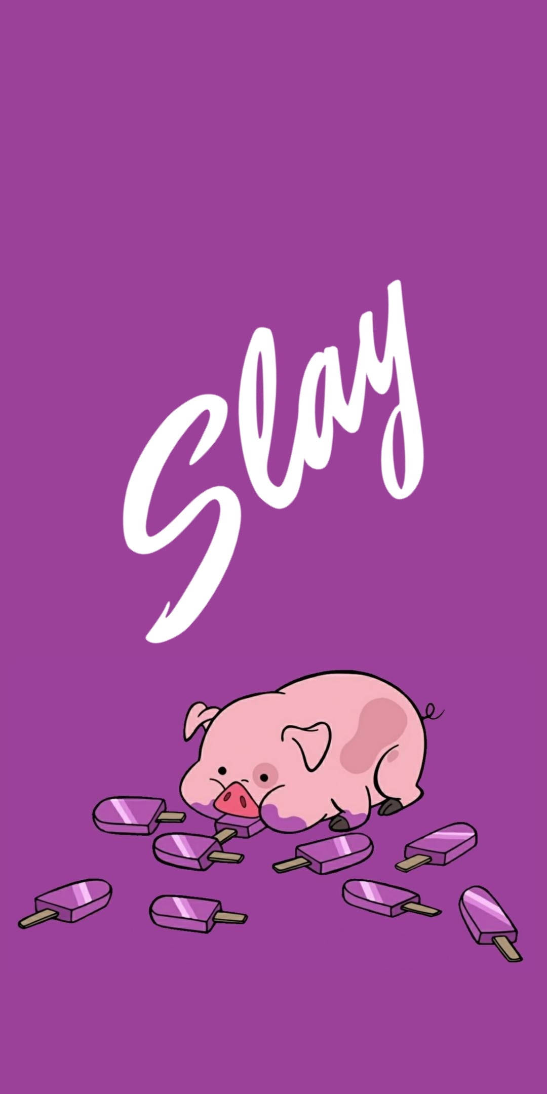 Waddles τρώει παγωτό Ταπετσαρία