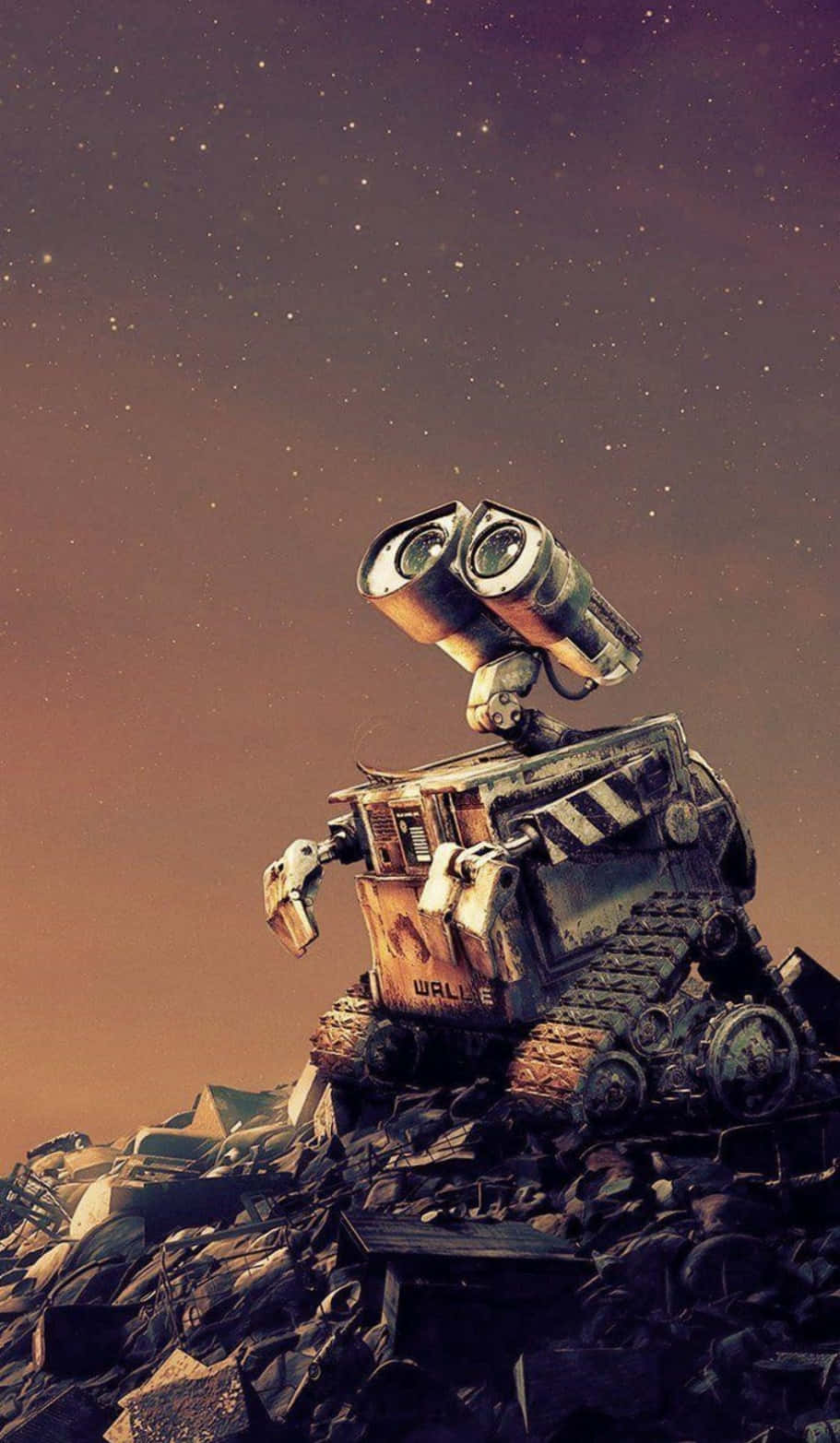 Wall E Iphone — Νυχτερινός ουρανός GIF Ταπετσαρία