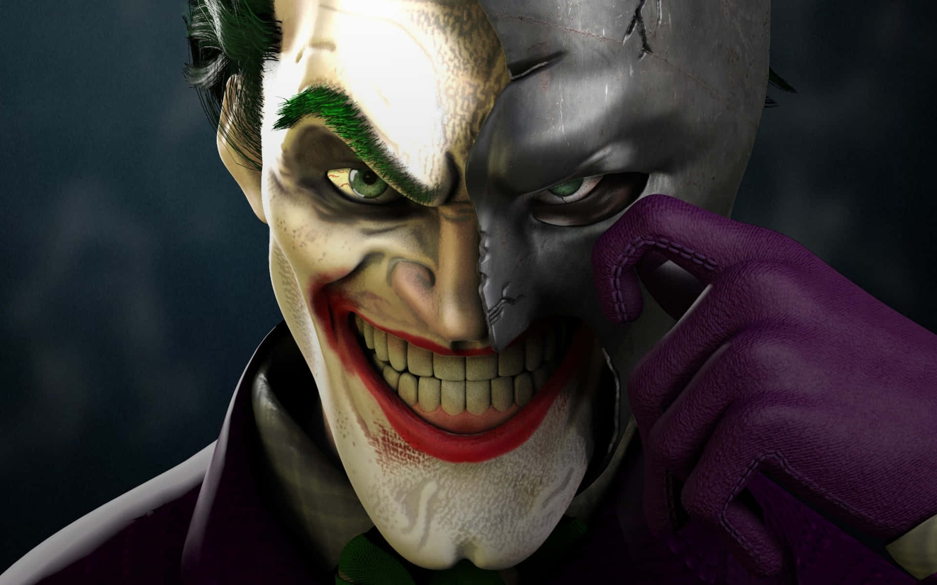 wallpaper του Τζόκερ από το Batman Arkham Knight Ταπετσαρία