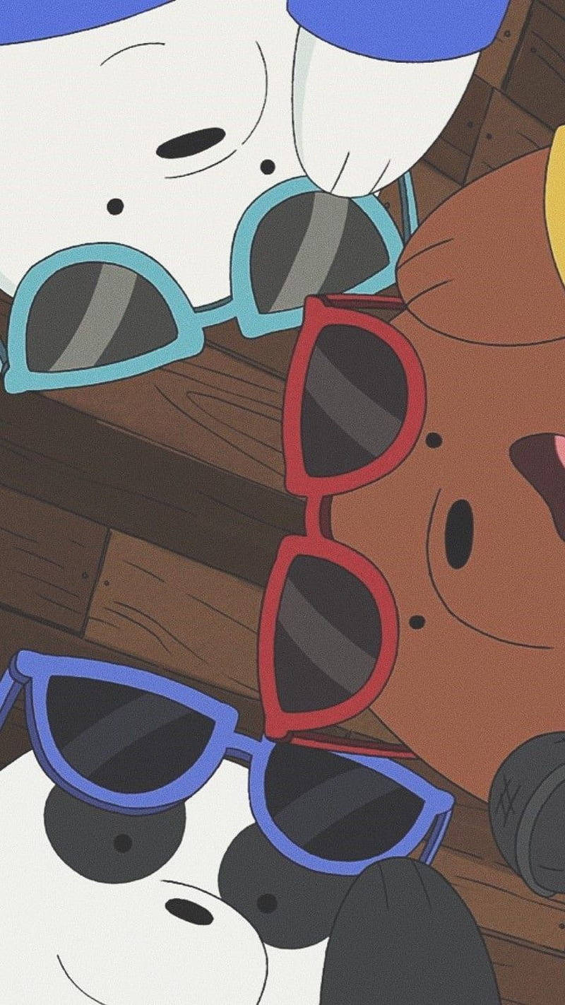 Πολική Αρκούδα Κινούμενα Σχέδια We Bare Bears Ταπετσαρία