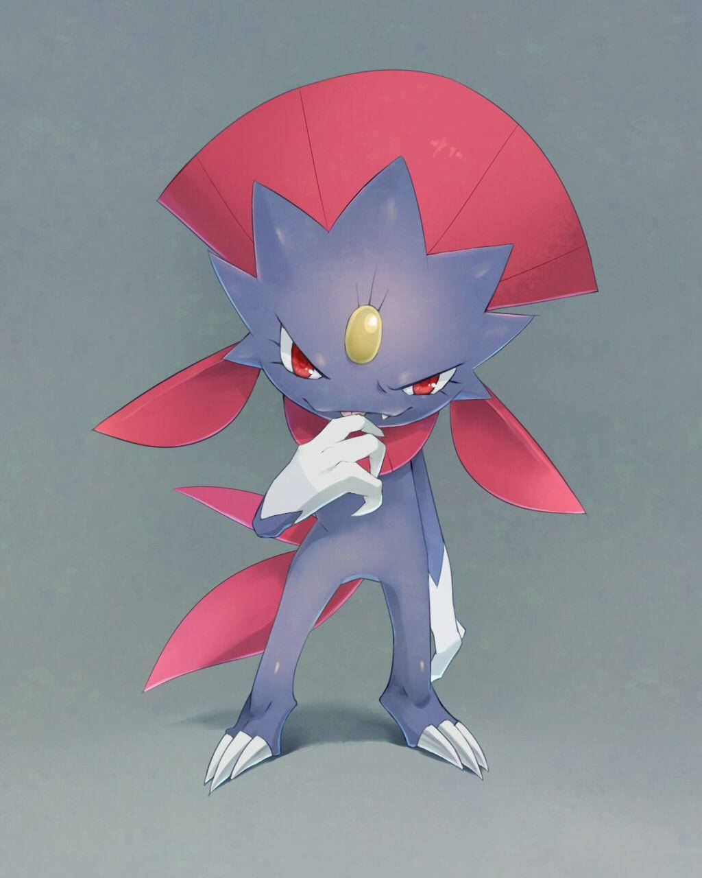 Weavile με αυτάρεσκο χαμόγελο Ταπετσαρία