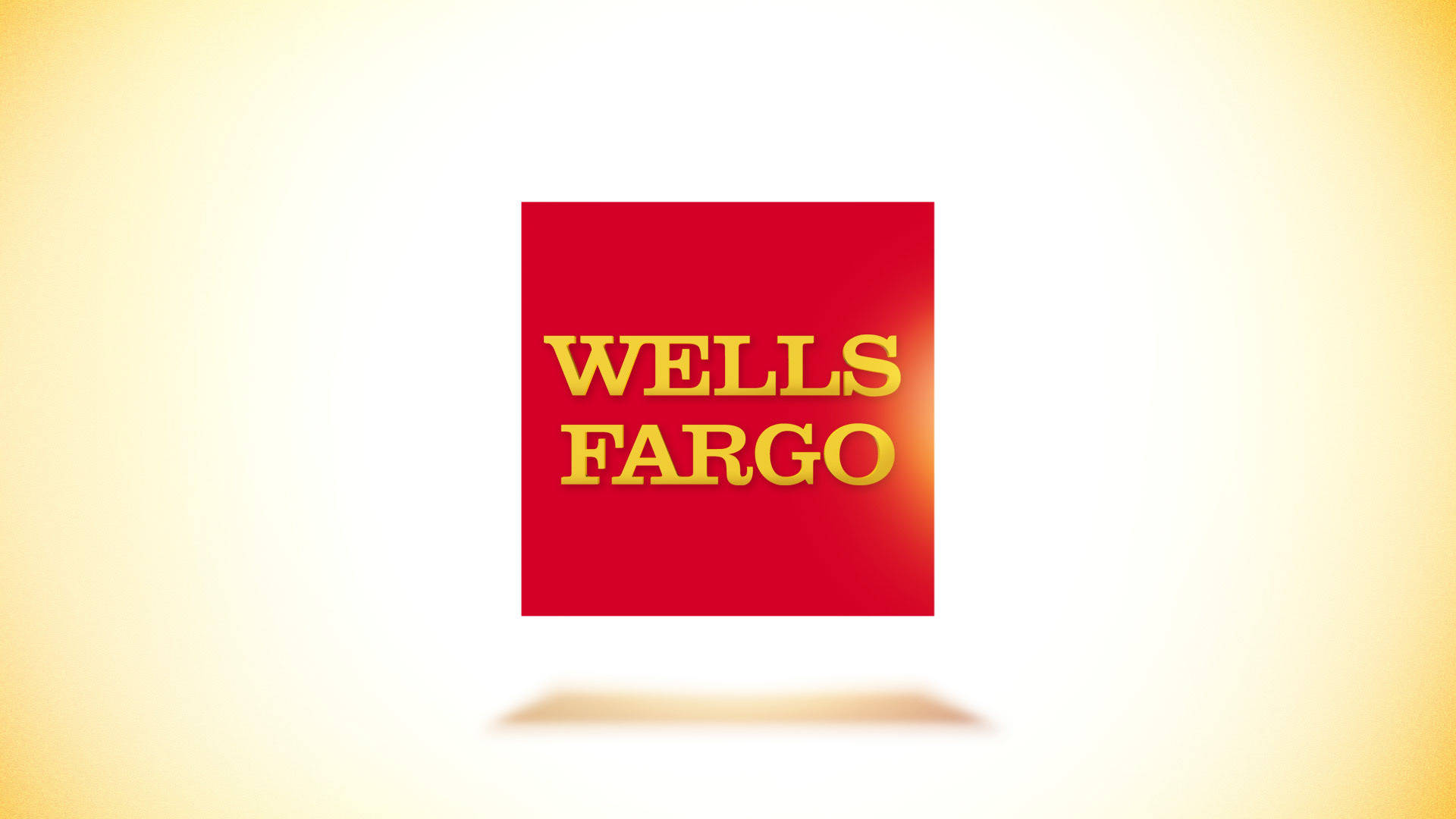 Απλή Κίτρινη Διαβάθμιση Wells Fargo Ταπετσαρία