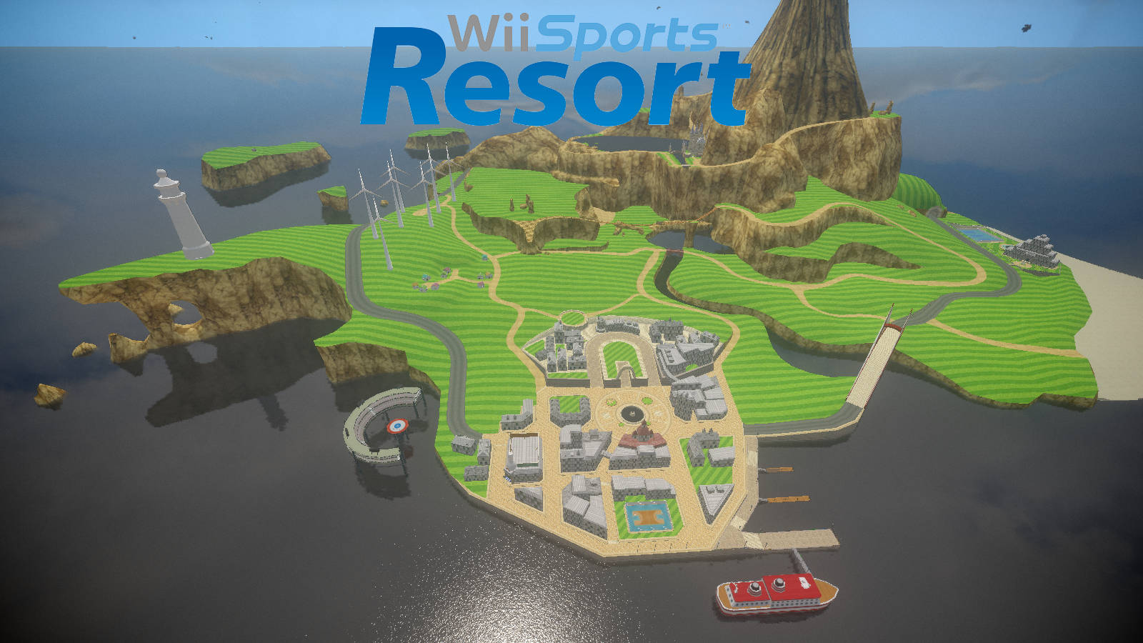 Wii Sports Resort Νησί Γούχου Ταπετσαρία
