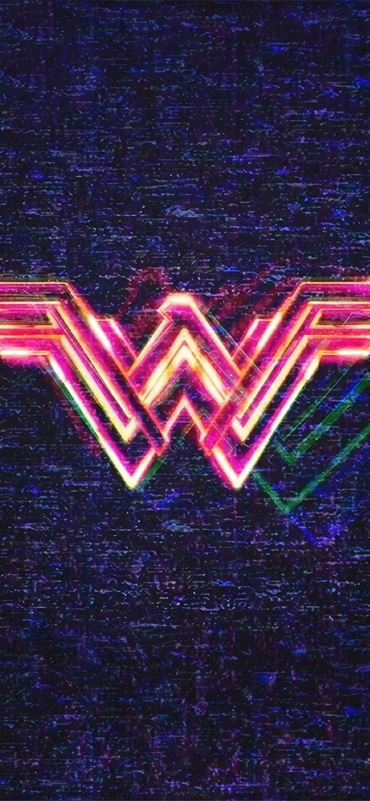 Wonder Woman 1984 Λογότυπο Νέον Φωτός Ταπετσαρία