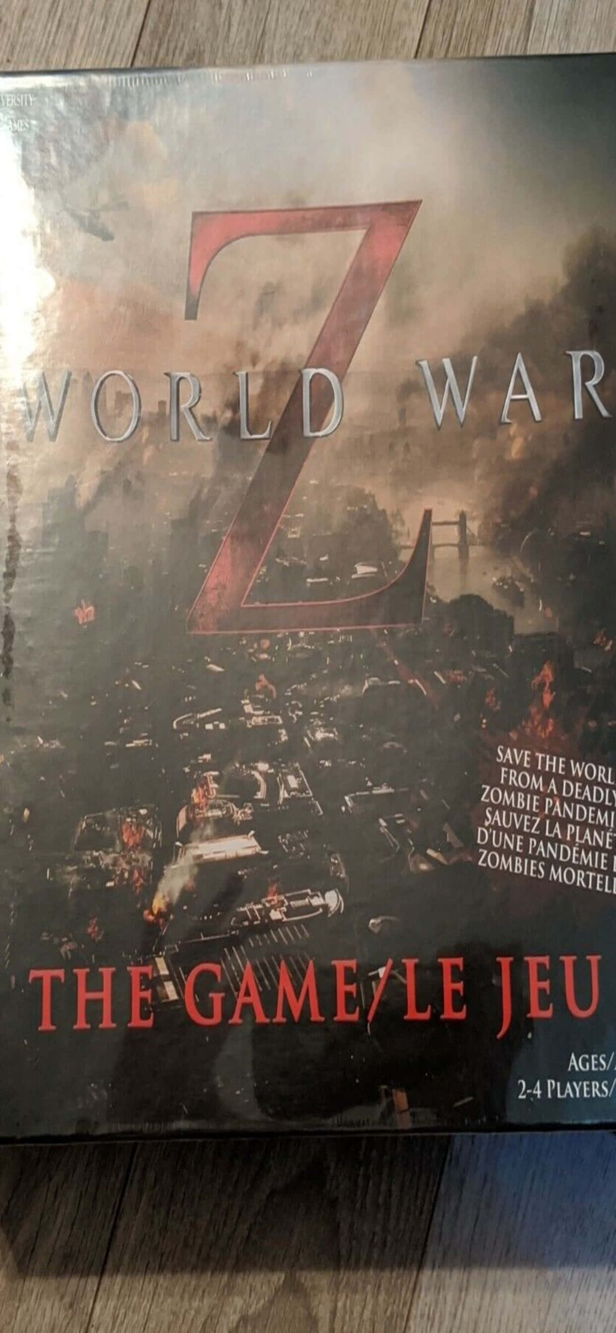Σκοτεινή απεικόνιση σκηνής World War Z σε οθόνη iPhone XS Max Ταπετσαρία