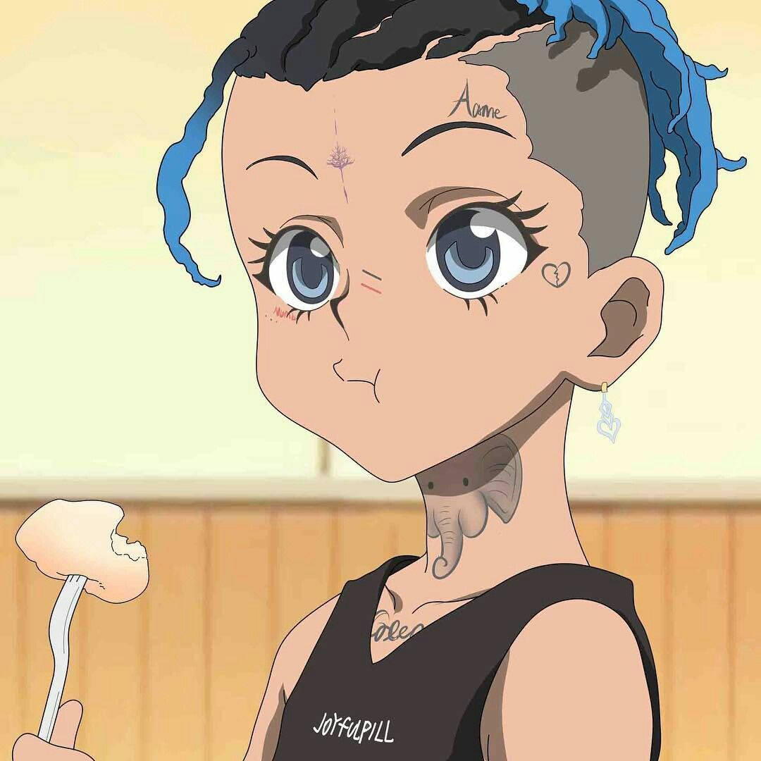 Xxxtentacion Anime Ελεφαντας Τατουάζ Ταπετσαρία