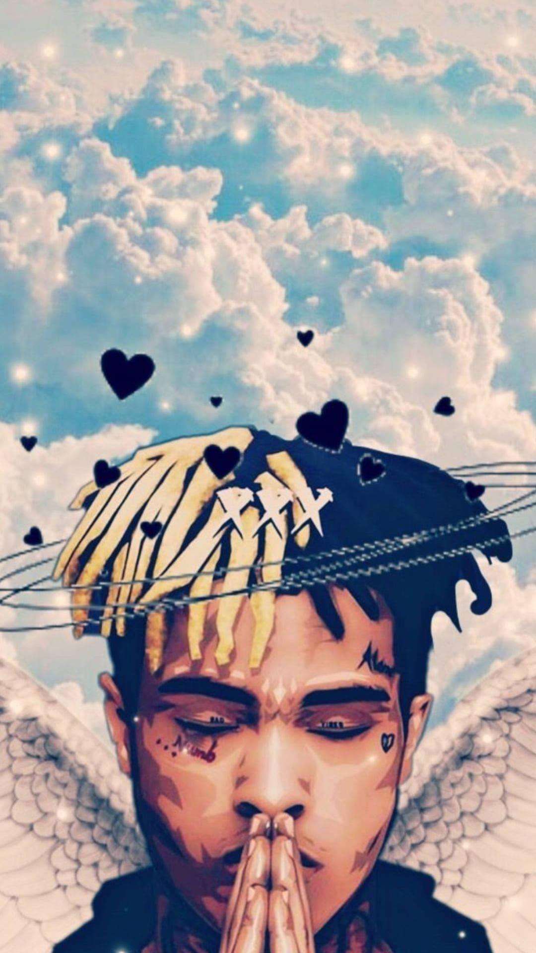 Xxxtentacion Anime Φτερά Αγγέλου Ταπετσαρία