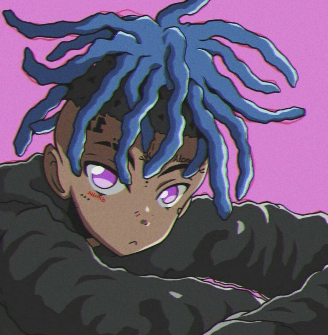 Xxxtentacion Anime Retro Στυλ Ταπετσαρία