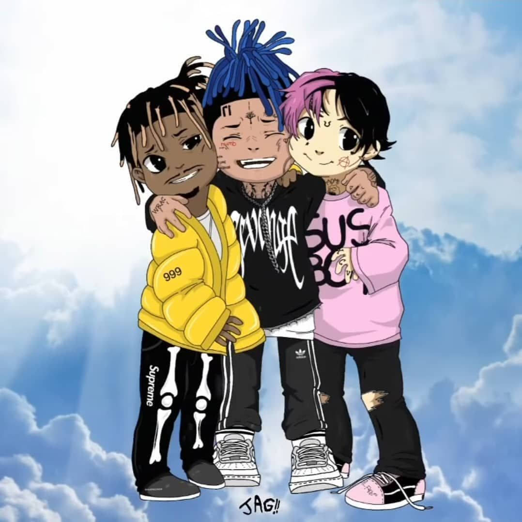 Xxxtentacion Anime και Φίλοι Ταπετσαρία