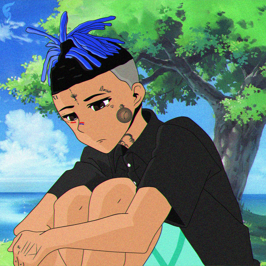 Xxxtentacion Anime Τέχνη Ταπετσαρία