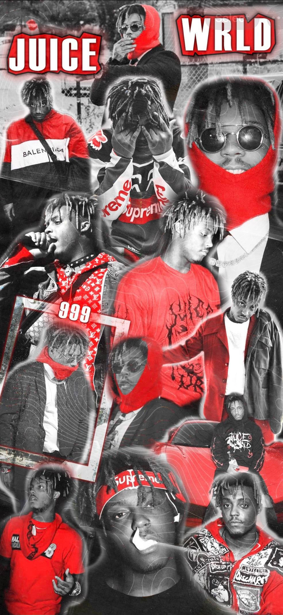 Κολάζ Αμερικανού Ράπερ XXXTentacion Juice WRLD Ταπετσαρία