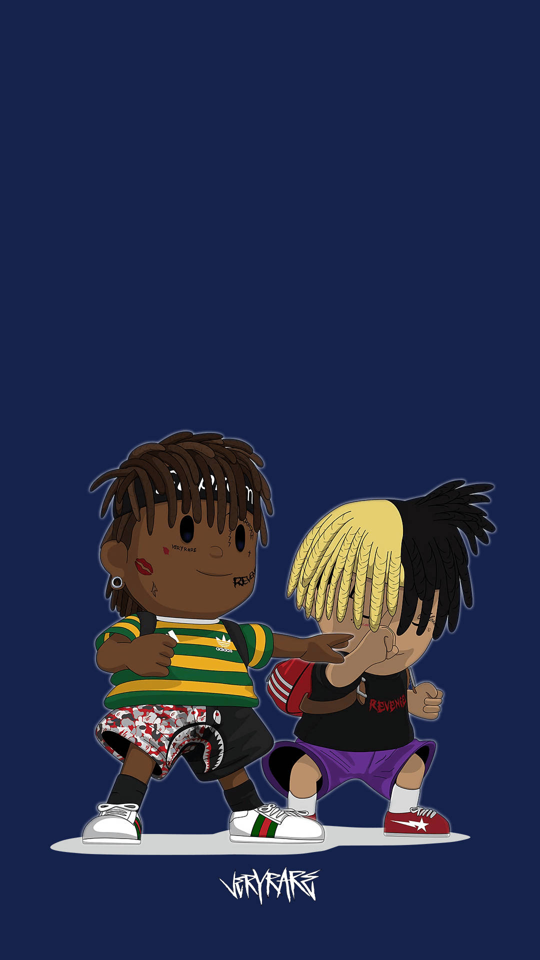 XXXTentacion και Juice Wrld Anime Ταπετσαρία