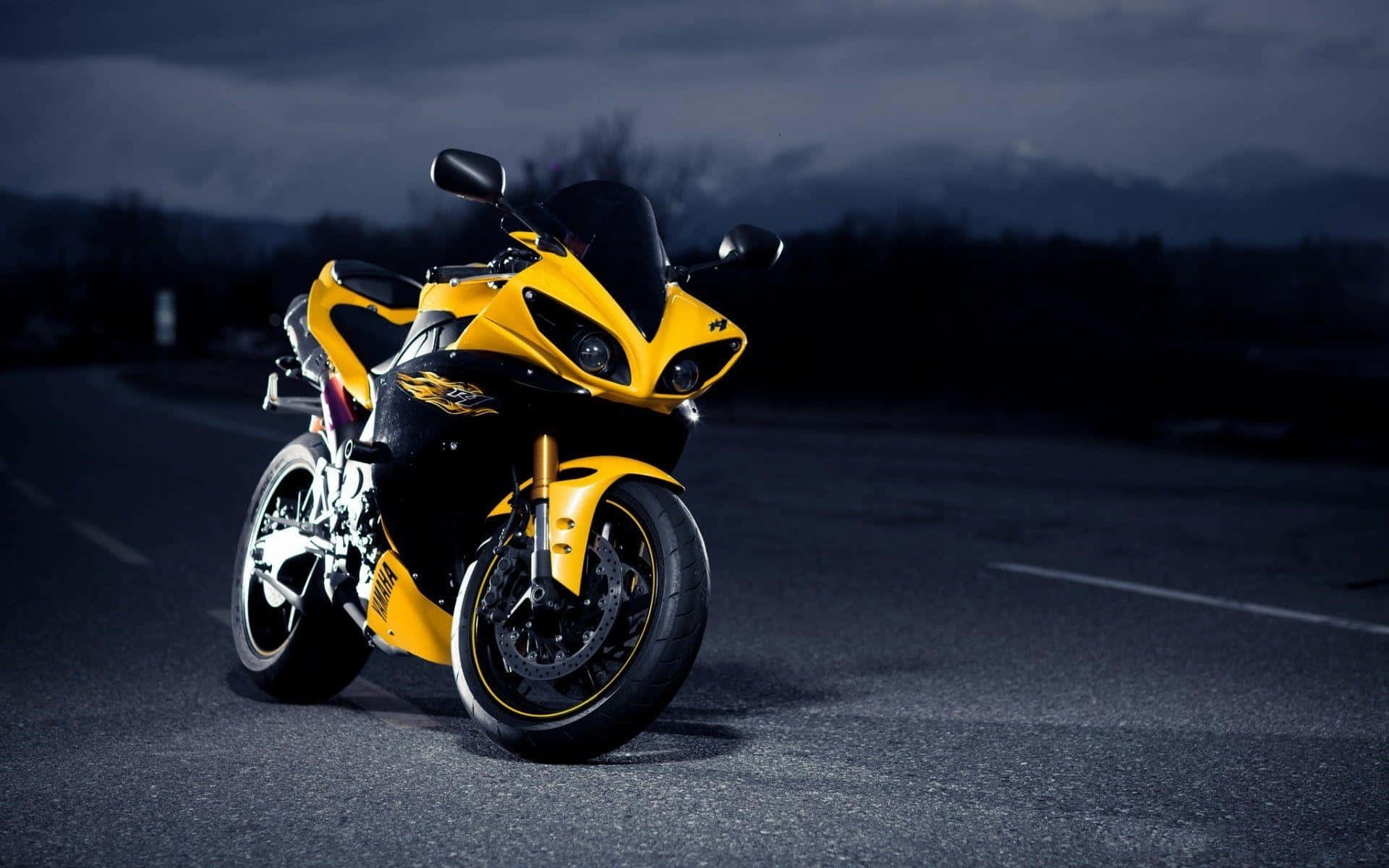 Εντυπωσιακό φόντο μοτοσικλέτας Yamaha R Series Ταπετσαρία