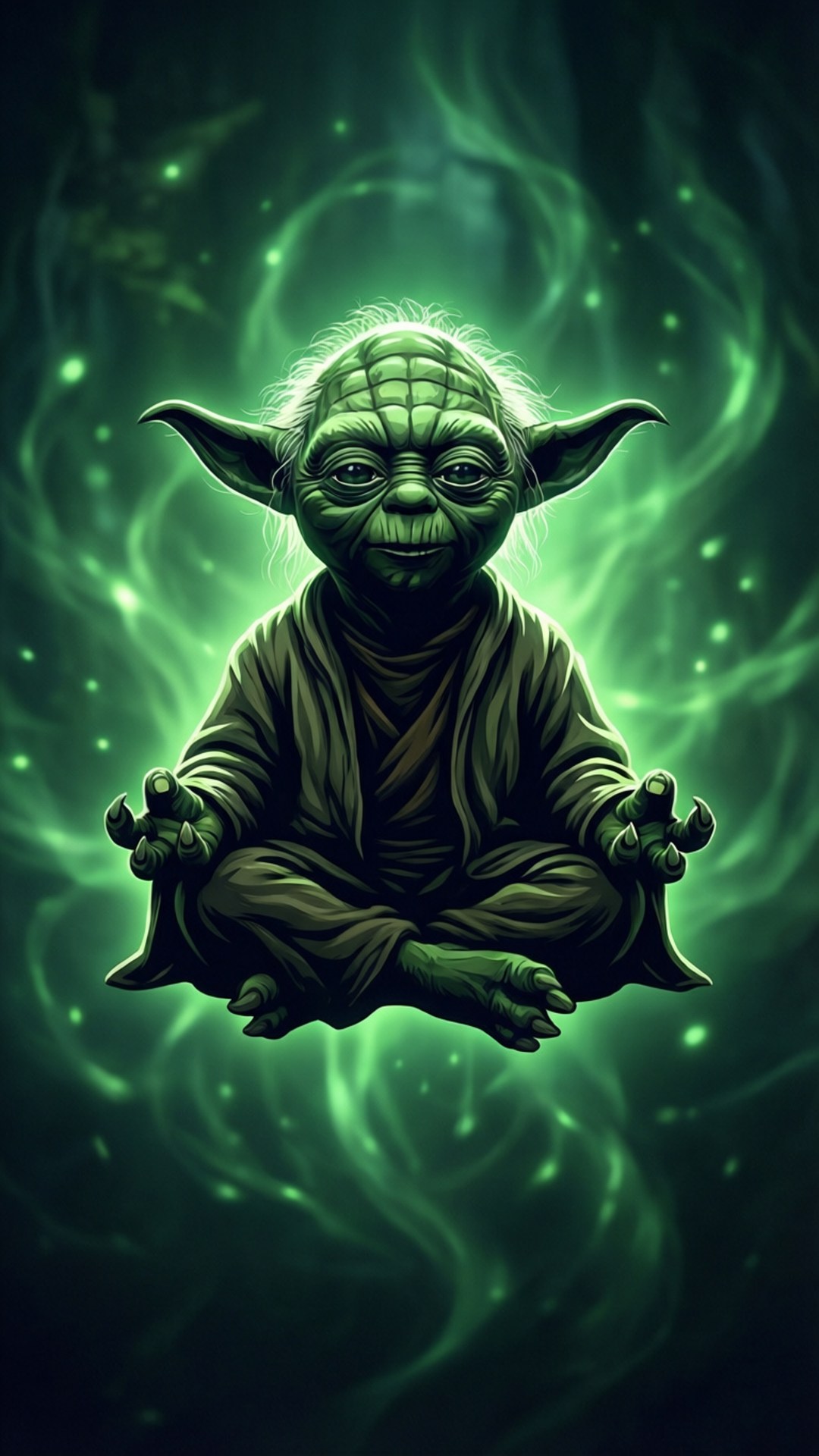 Διαλογιζόμενος Yoda Ταπετσαρία