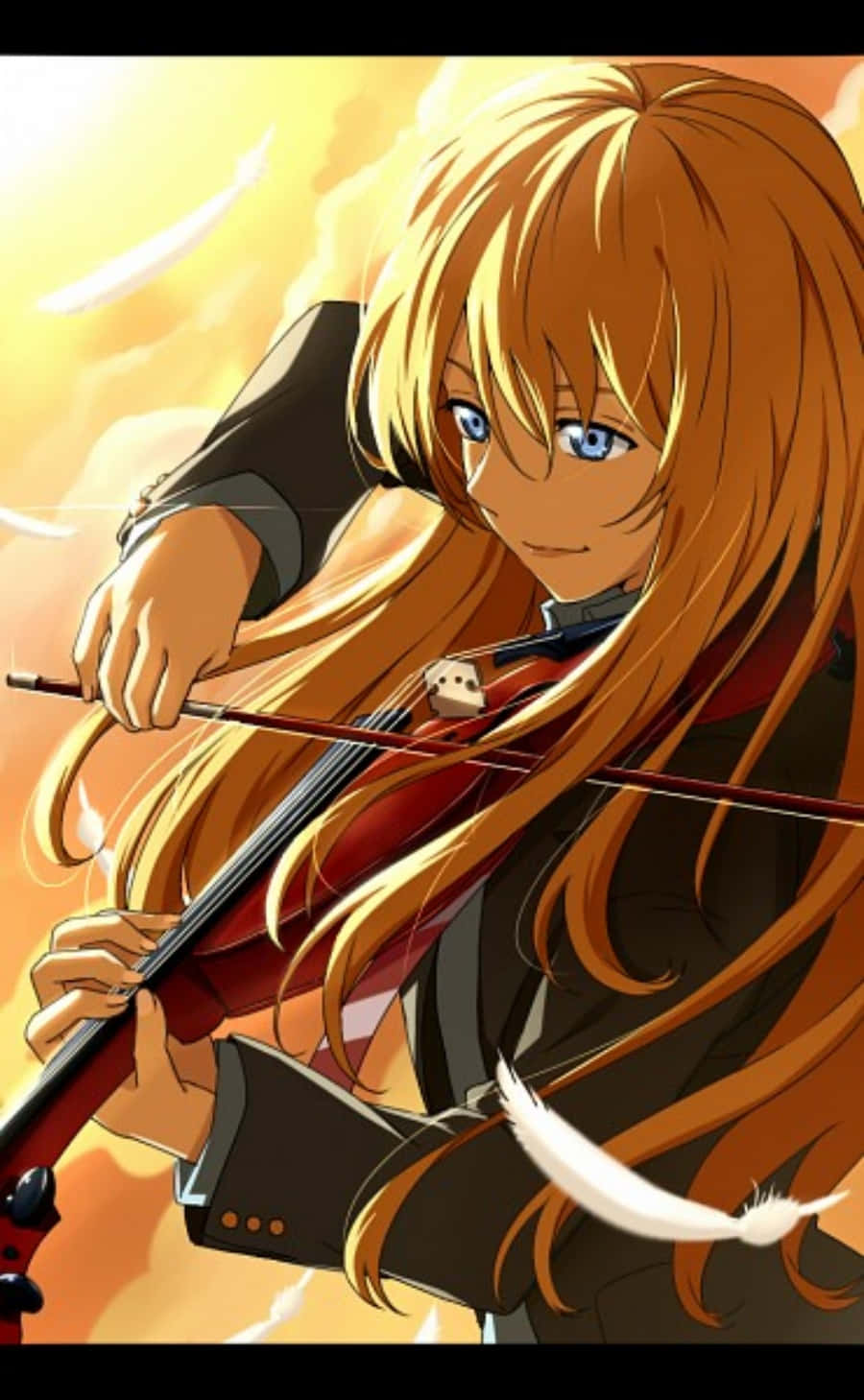 Your Lie In April iPhone Kaori Βιολί Anime Φωτογραφίες Ταπετσαρία