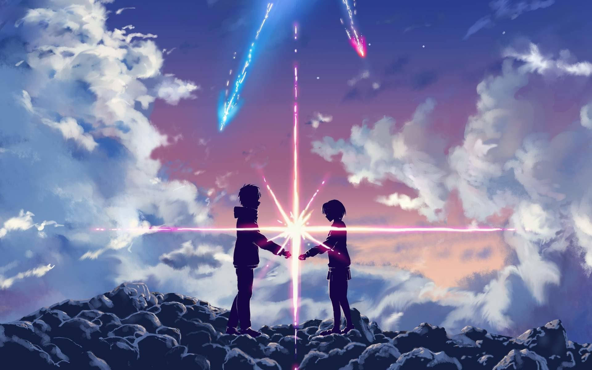 Your Name Αισθητικό Anime Ζευγάρι Ταπετσαρία