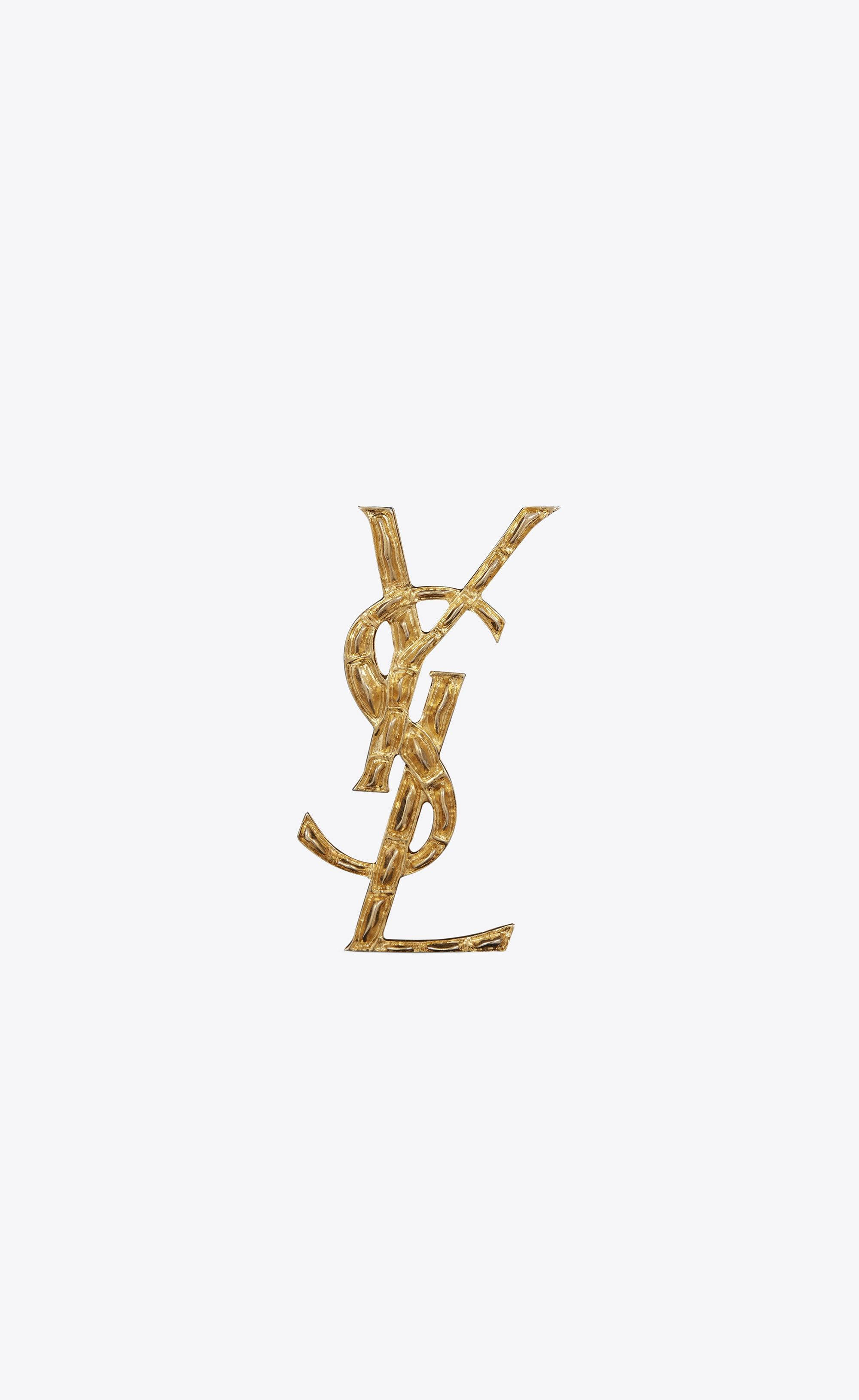 Χρυσή Κροκόδειλος Καρφίτσα YSL Ταπετσαρία
