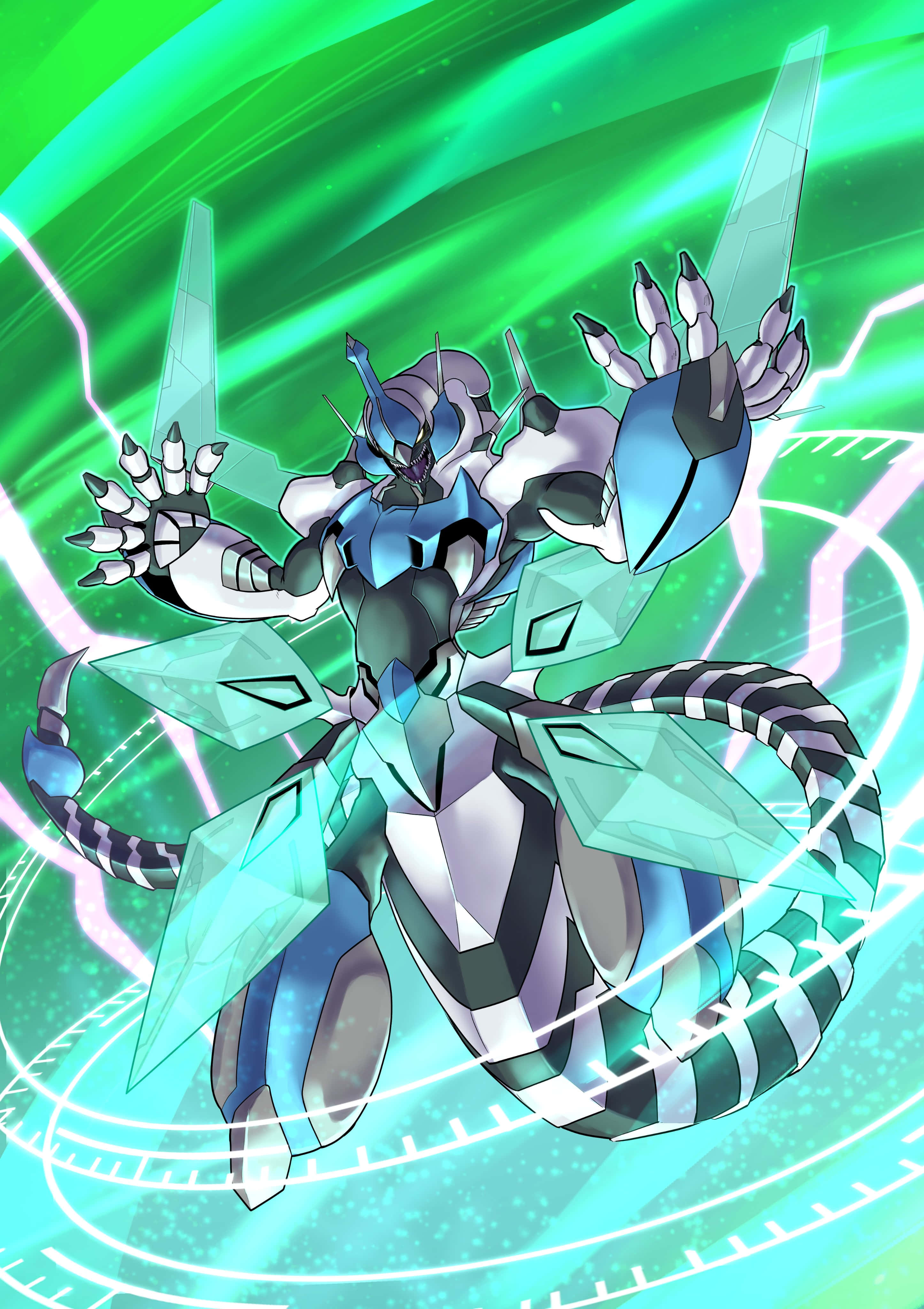 Έντονη, μαγευτική μονομαχία δράκων Yu-Gi-Oh Ταπετσαρία