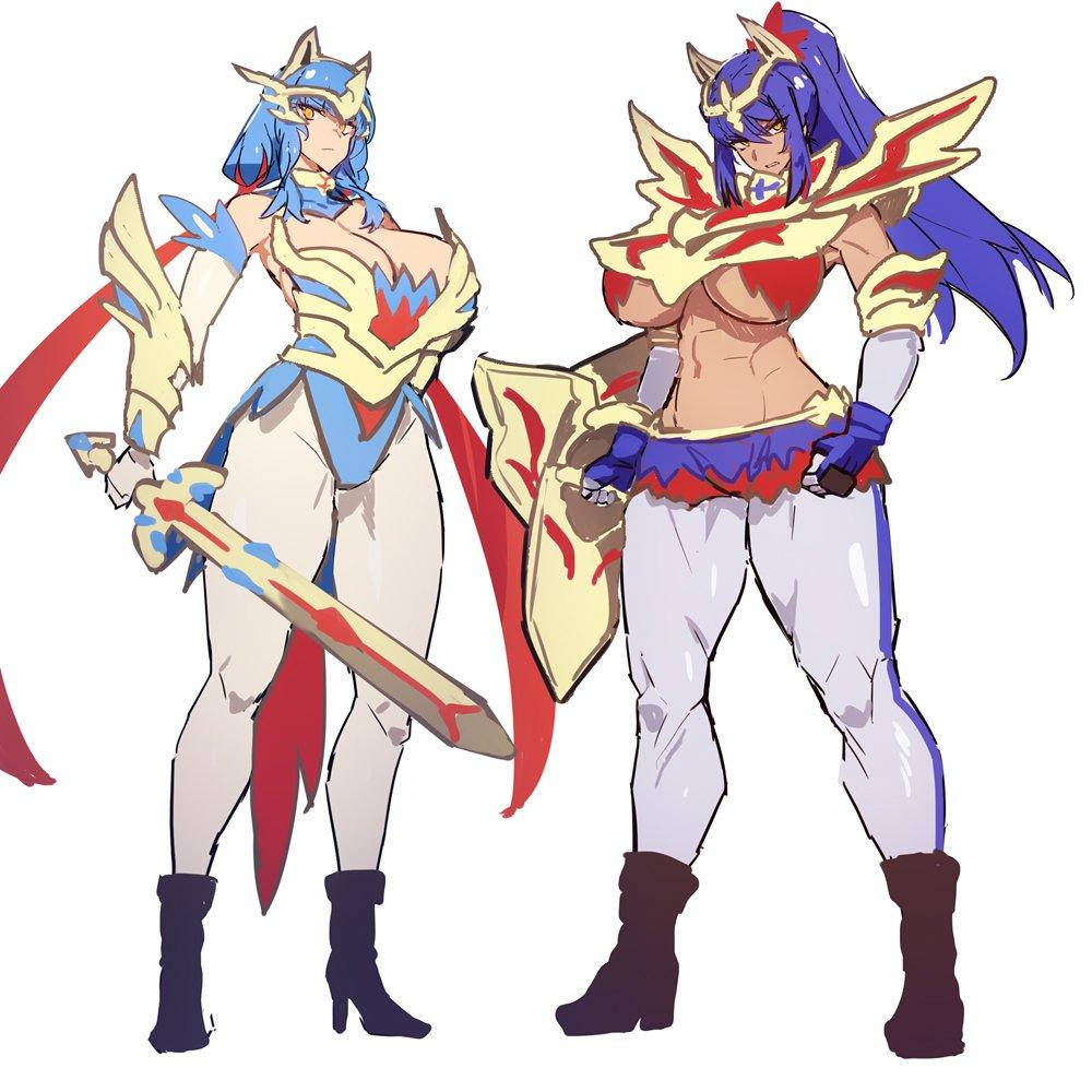 Zacian και Zamazenta ως Γυναίκες Ταπετσαρία