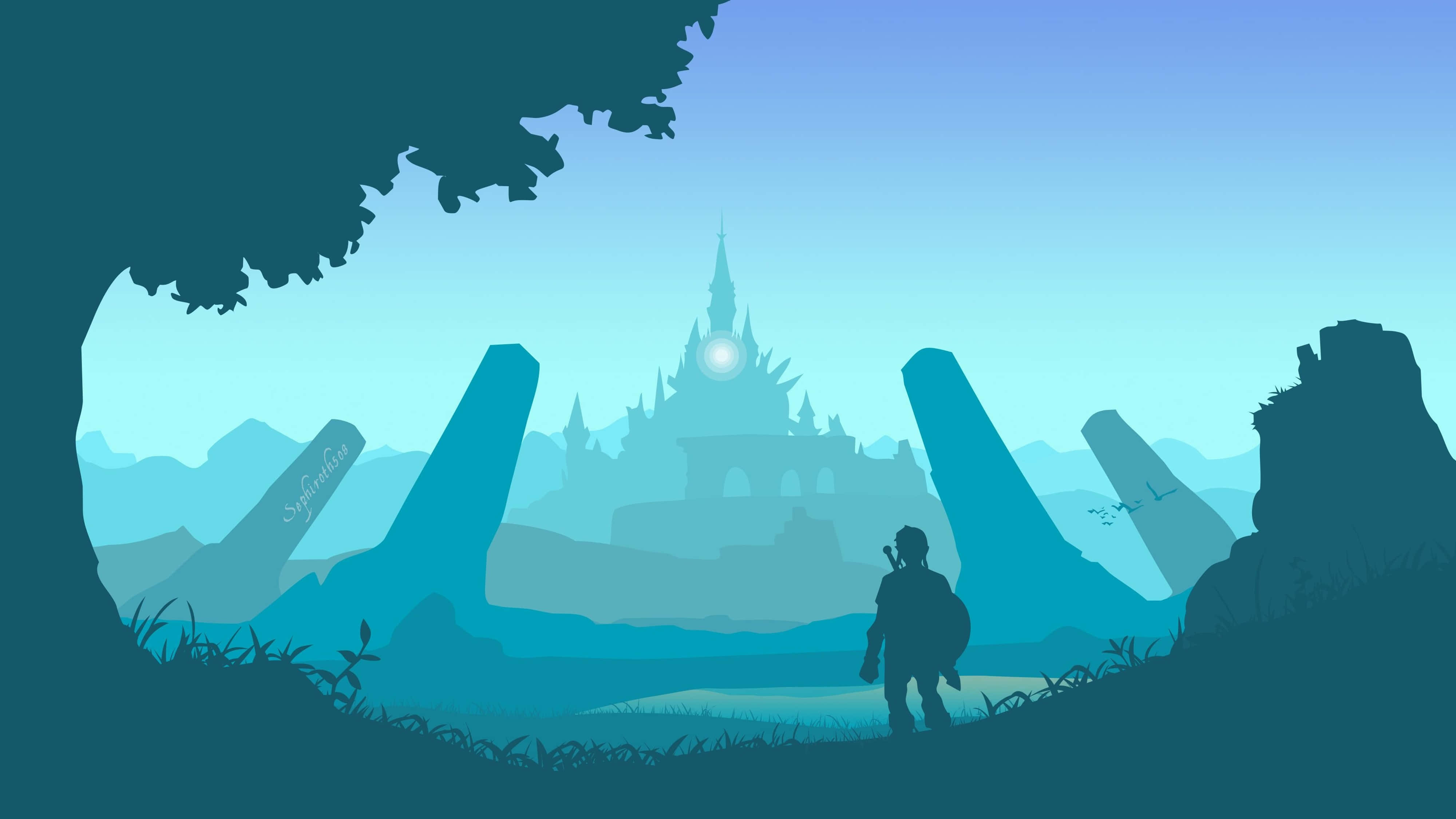 Zelda Breath Of The Wild 4K Κάστρο Ταπετσαρία