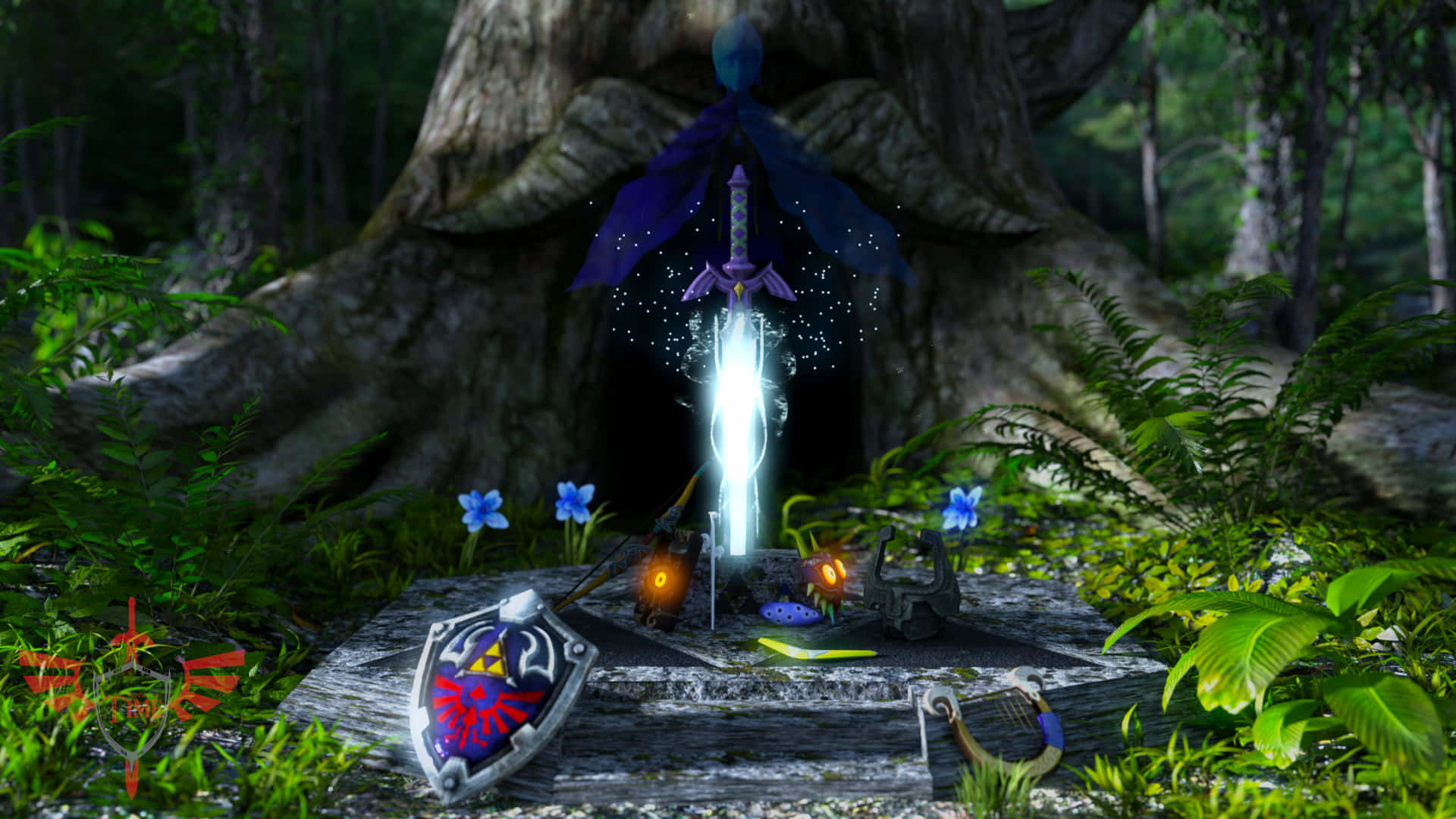 Ο Θρύλος του Zelda στο Hyrule Ταπετσαρία