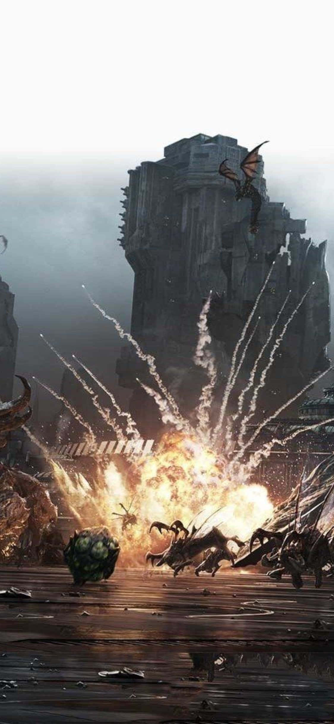 Zerg StarCraft II για iPhone X Ταπετσαρία