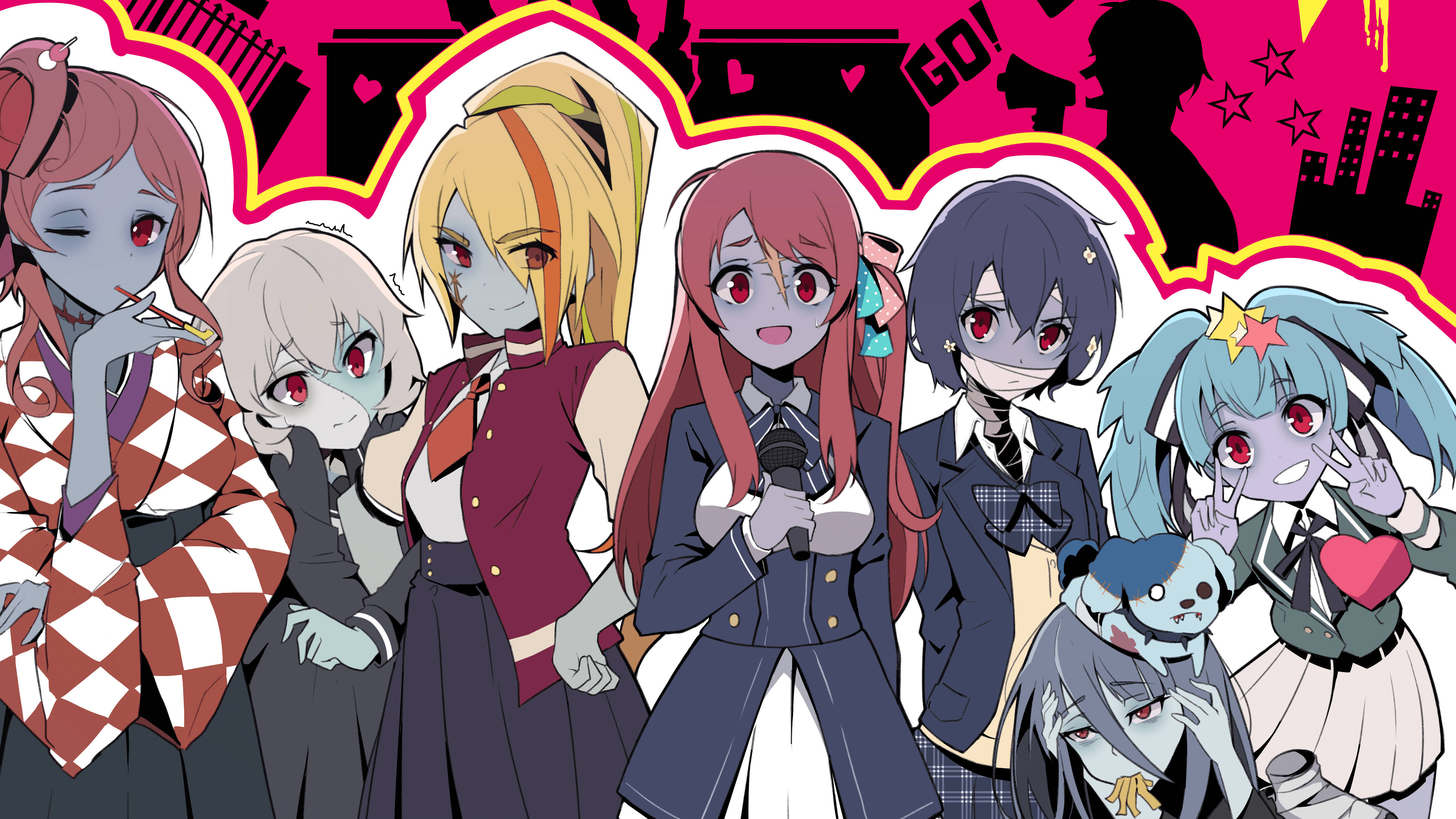 Τα Αστέρια του Zombie Land Saga Ταπετσαρία