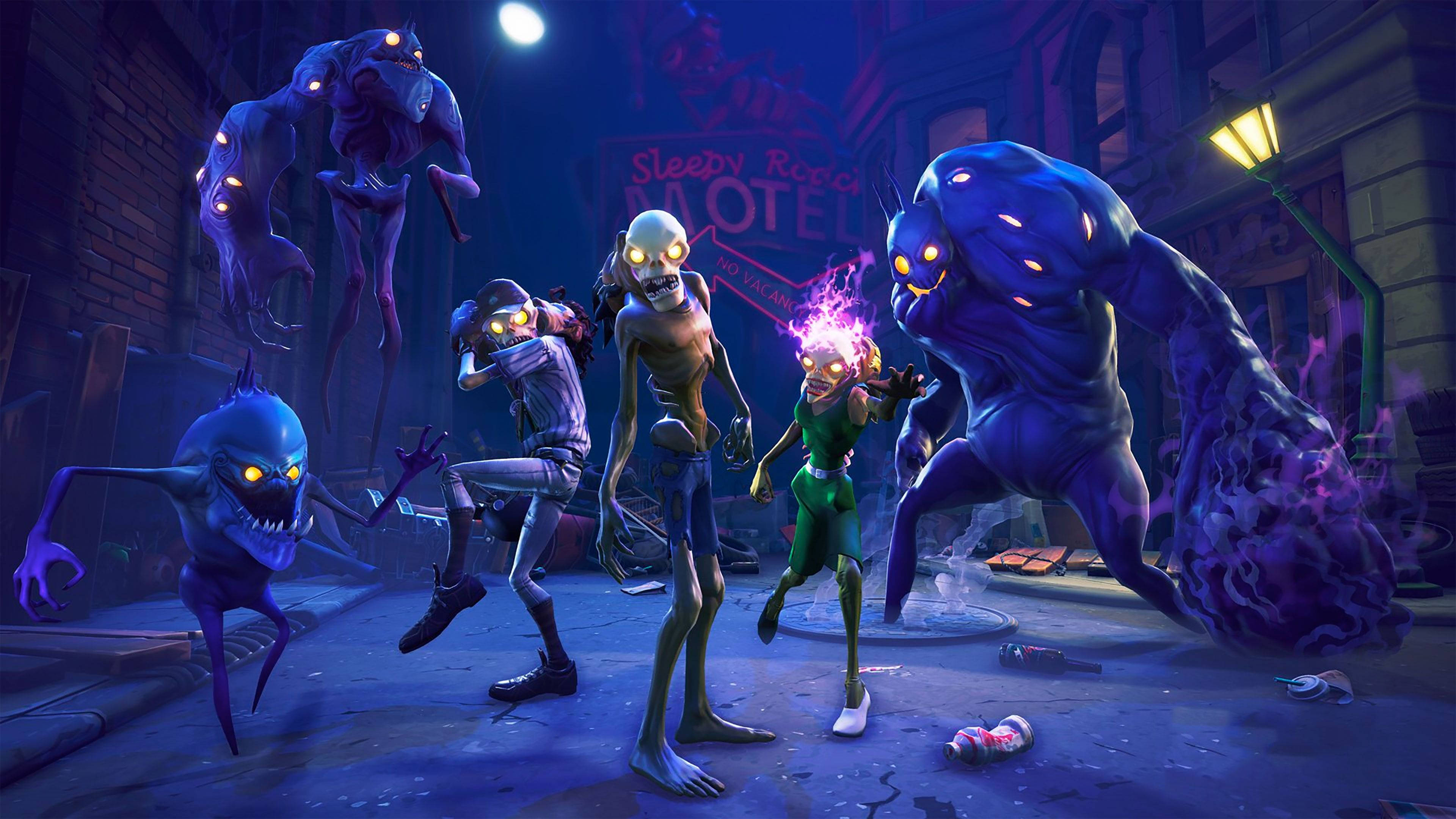 Ετοιμαστείτε για Μάχη Ενάντια στα Zombies και Mini-Bosses του Fortnite Ταπετσαρία