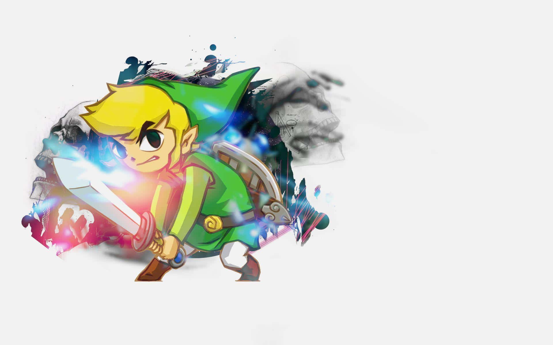 Άγριος Toon Link Ταπετσαρία
