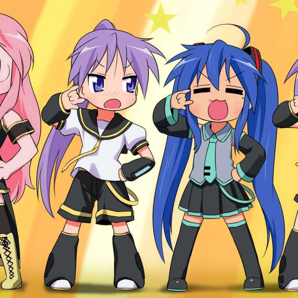 Άτακτοι Φίλοι από Anime Ενώνονται! Ταπετσαρία
