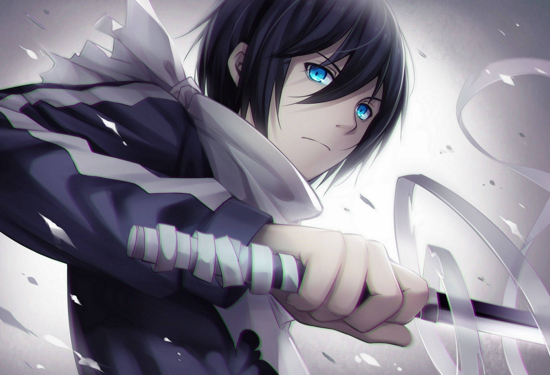 Anime αγόρι Yato στο Noragami ταπετσαρία — Anime Boy Ταπετσαρία